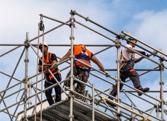 scaffolding work